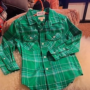 Cat and Jack Plaid Shirt